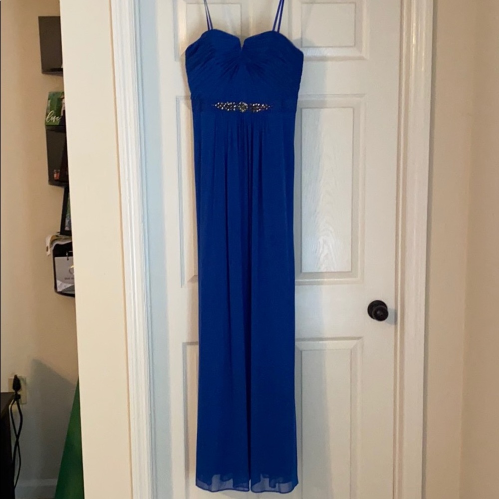 Royal blue formal dress